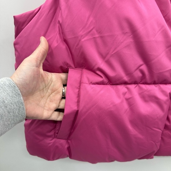 OLD NAVY LX2 boxy woman puffer gorpcore cropped athleisure activewear vest - Picture 8 of 13